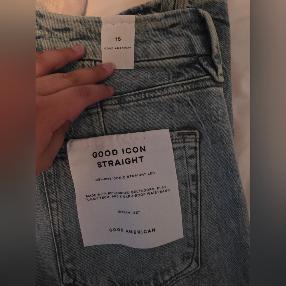 Good American Good Icon Straight 15